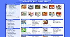 Desktop Screenshot of 123-games.net